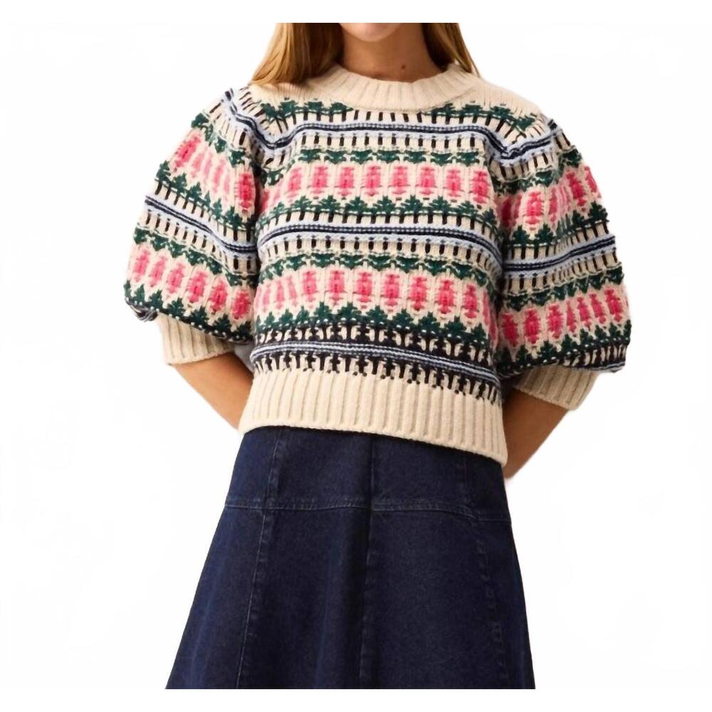 NEW MARIE OLIVER gail top in forest - Picture 6 of 6